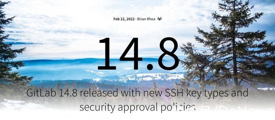 GitLGitLab 14.8 更新释出，新增 SSH 密钥类型和安全核准政策