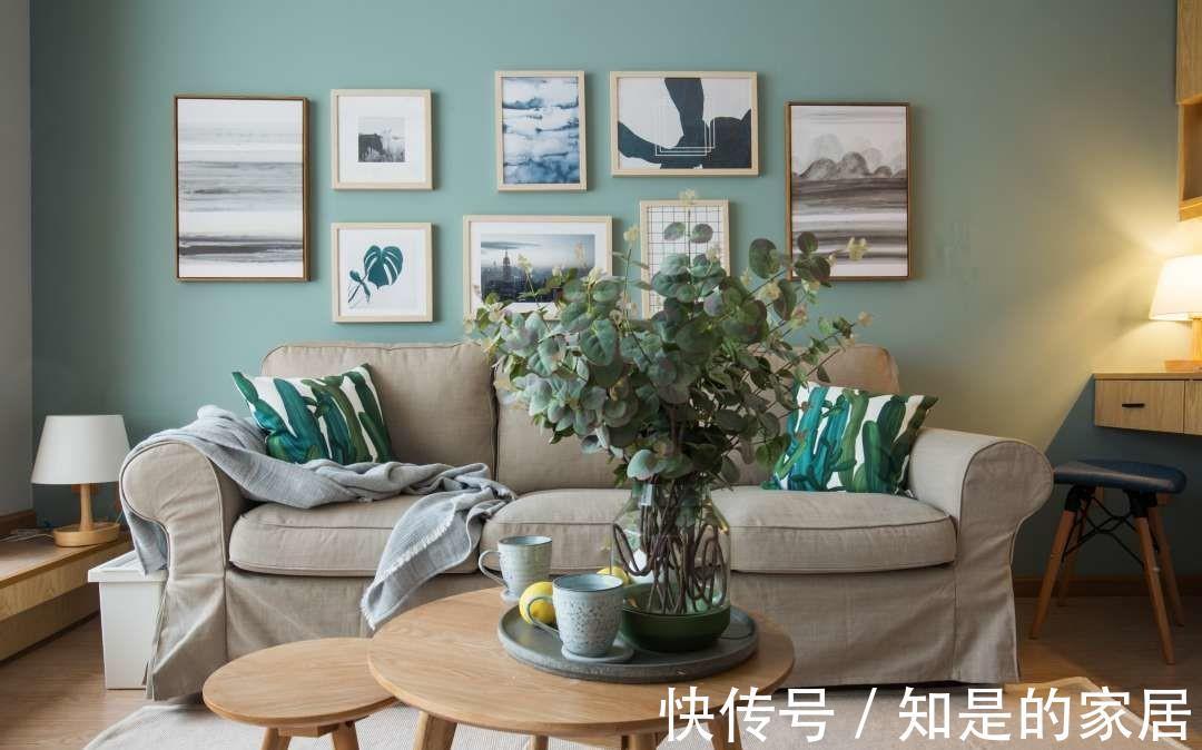 灰绿色|民宿风的一居室,以清新舒适为基调,每天都像是在度假