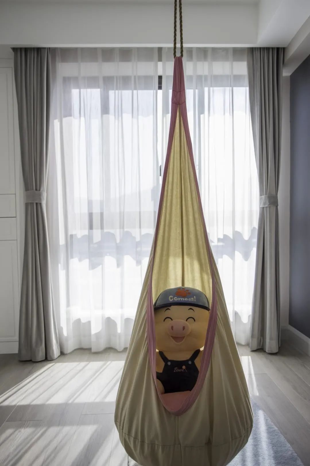 舒适|180㎡浪漫小窝，蓝与粉、灰与白，优雅情趣，轻松舒适