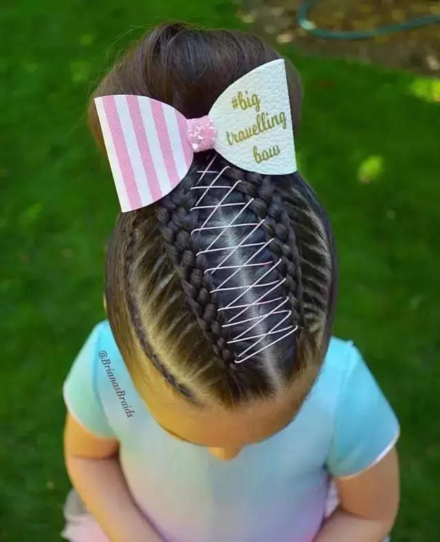 编发 72款好看的儿童编发,有闺女了就要给她编这样的发型,宝妈快收藏
