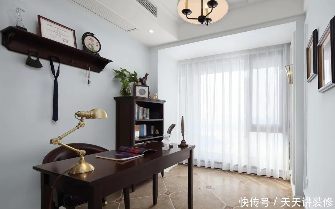装修|127㎡现代美式风格新房装修，浪漫优雅简洁大方！