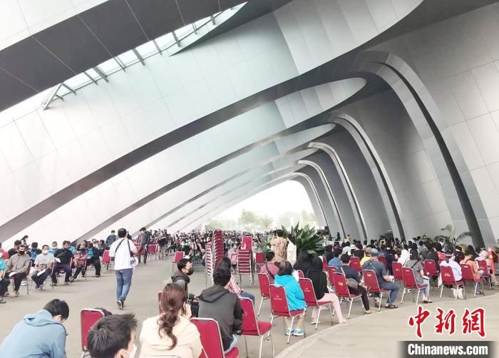 接种|印尼单日新增确诊超2万例再创新高 雅加达民众踊跃接种疫苗（图）