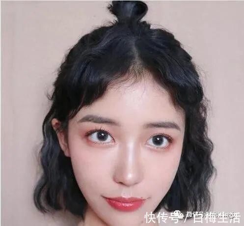 可爱|流行女生半扎式丸子头,慵懒清新、可爱唯美,有个性
