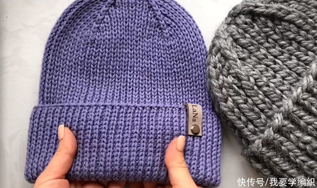  适合|有些款式永远都不会OUT，经典单罗纹帽编织教程，适合男女老少