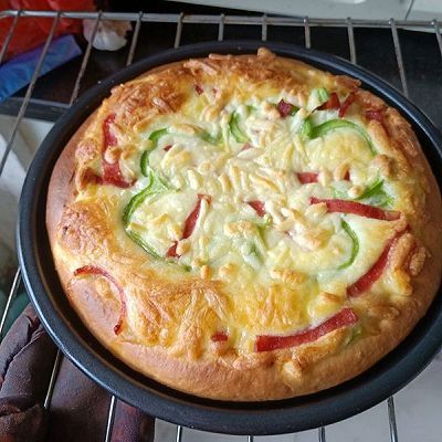 披萨饼|培根青椒披萨