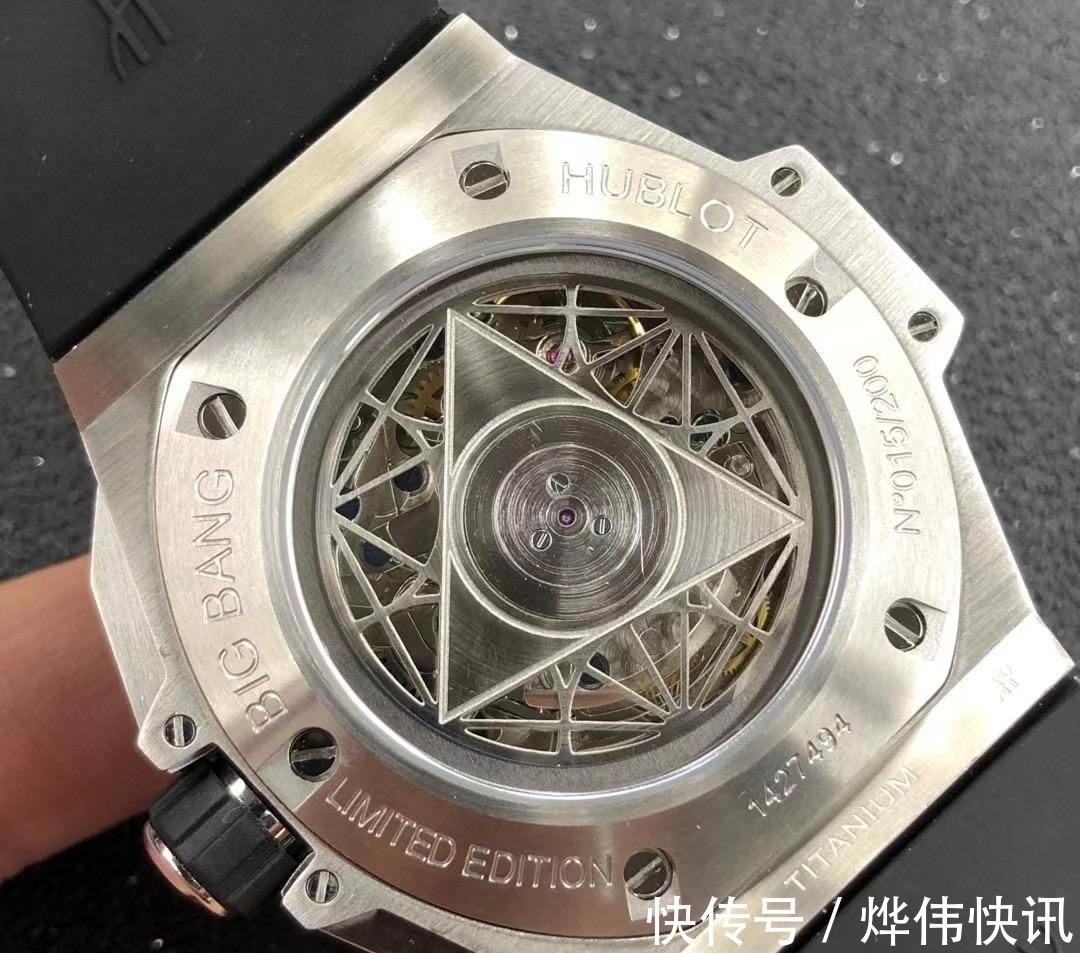 分针 HB厂宇舶刺青二代计时码复刻表细节质量评测!