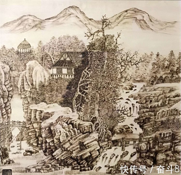 罗老师&百年巨匠 传世名家一一辜凯程隽永灵动,相映成趣的画风