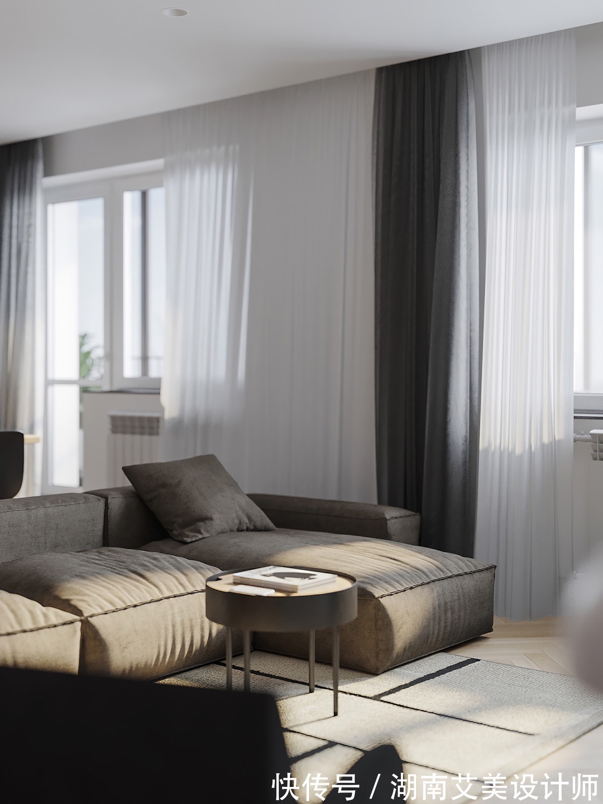 客餐厅|178㎡现代风软装设计,空间舒适宜人!