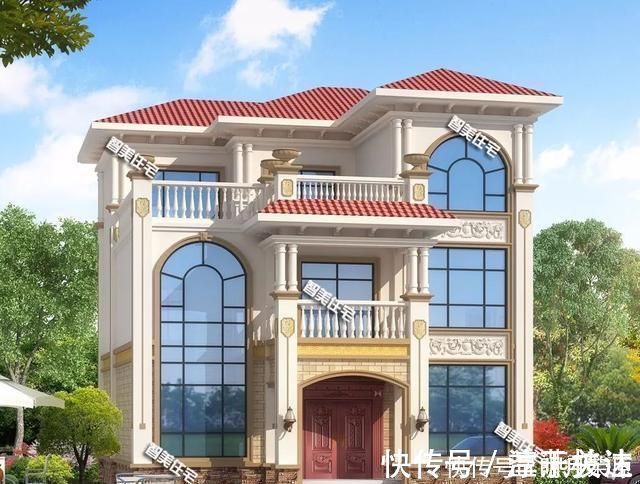 农用车|带车库设计的两栋农村别墅,实用方便,户型一适合放农用车