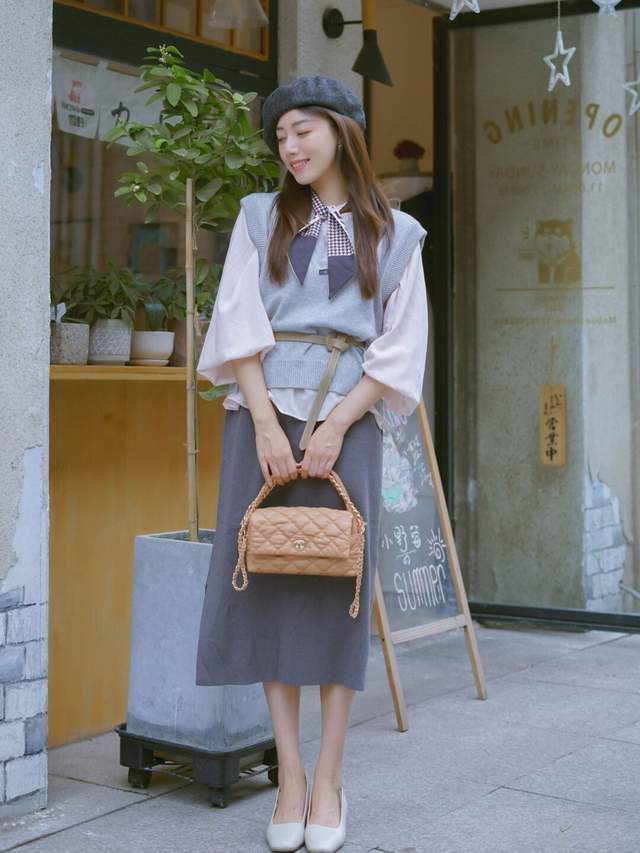 九分裤|秋天,针织衫怎么穿才是正解?学会几个搭配公式,提升气质又好看