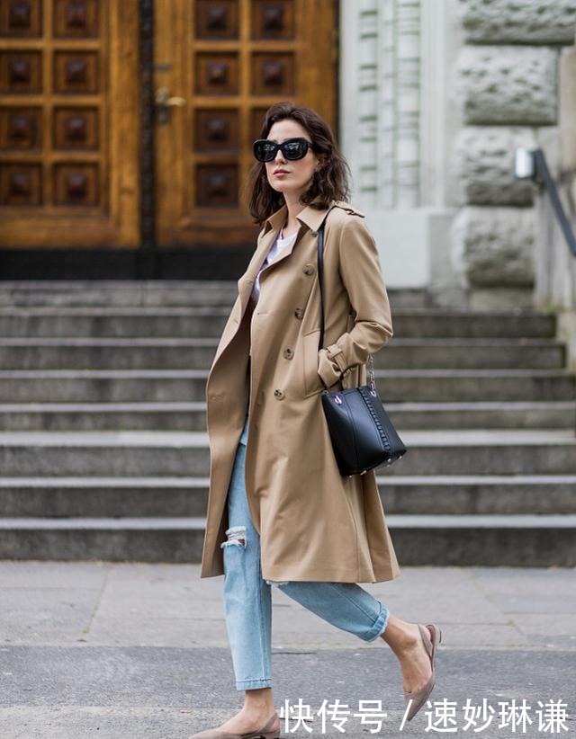 高级|有品位的女人,秋冬更爱穿大衣+长裤,知性优雅又时尚高级