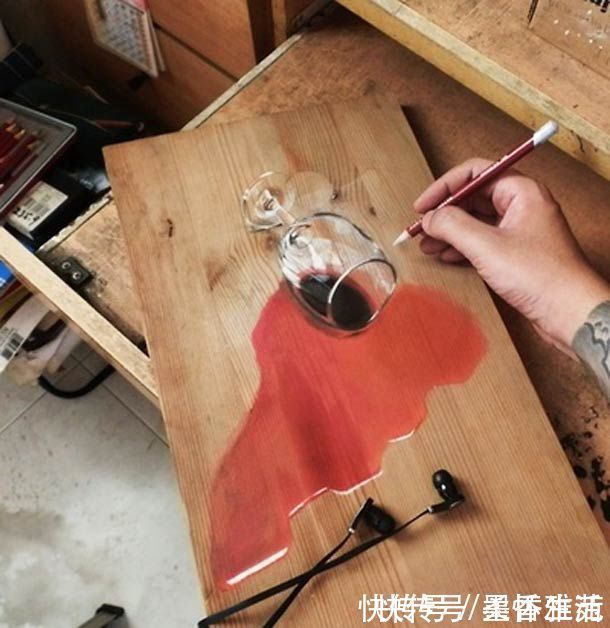 绘画$新加坡艺术家超级逼真的3D绘画作品,别怀疑自己的眼睛