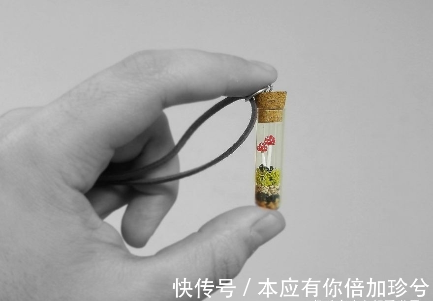 蘑菇|可爱的迷你蘑菇吊坠