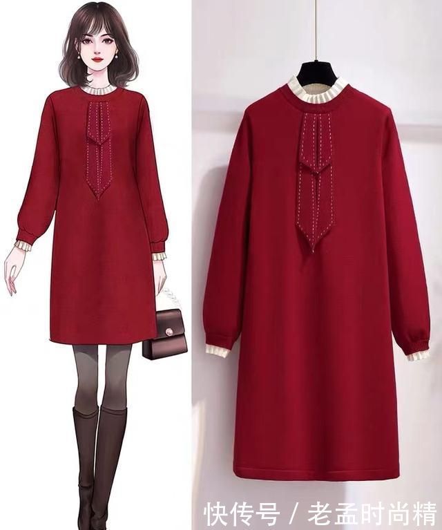 必备|早冬约会必备:浪漫法式裙+高跟裸靴,养眼又显淑女气质,贼轻奢