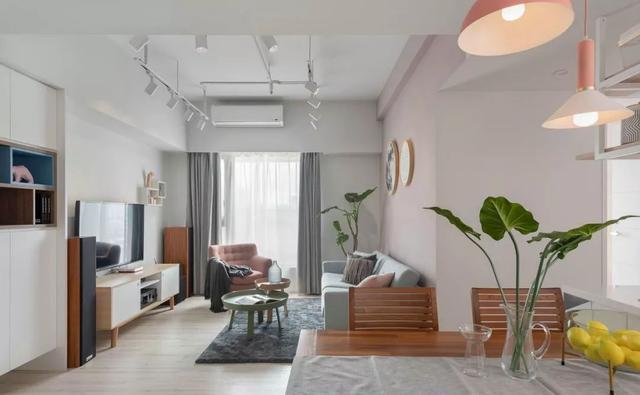 洞洞|112平北欧三室,入户的整体柜,立体地砖,洞洞墙,很有创意!