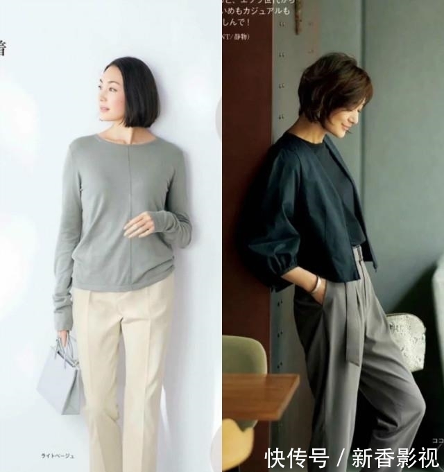 半身裙|50多岁的女人,别总穿阔腿裤!学学日本主妇的穿搭,减龄又显气质