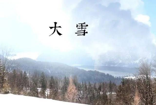  阳气|大雪 丨静皑盈藏，风雪夜归