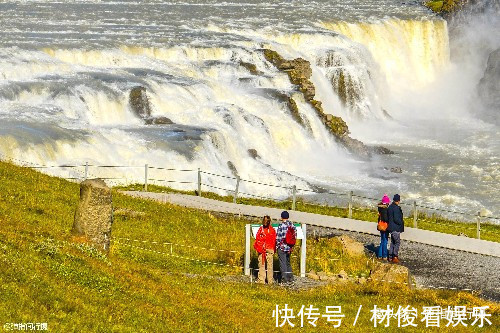 水电站|冰岛著名的“黄金瀑布”，激流倾注，气势磅礴，还流传着感人故事