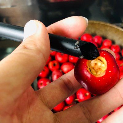 山楂|懒人福利,超简单的快手菜一根吸管和山楂的故事