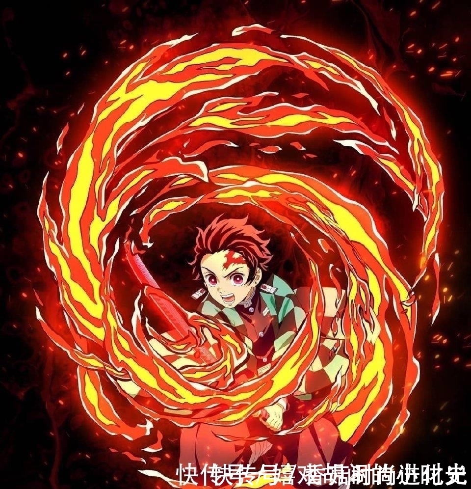 弥豆子|画师绘制《鬼灭之刃》同人,角色开启大招的瞬间,弥豆子太美了