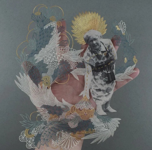 美女#美轮美奂，美女艺术家用一张纸雕刻出奇幻世界