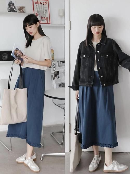 中性|立秋，“半身长裙”的正确打开方式：搭配这几件上衣