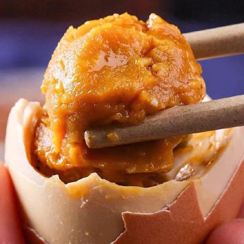 麻酱鸡蛋麻酱咸鸡蛋真空包装即食咸淡适中美味熟食