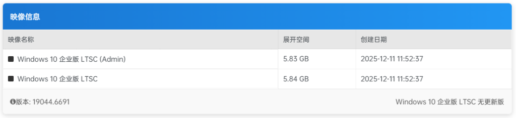图片[1]-【不忘初心】Windows10 LTSC2021（19044.6691）X64 无更新[纯净精简版][2.41G](2025.12.11)-绿软否