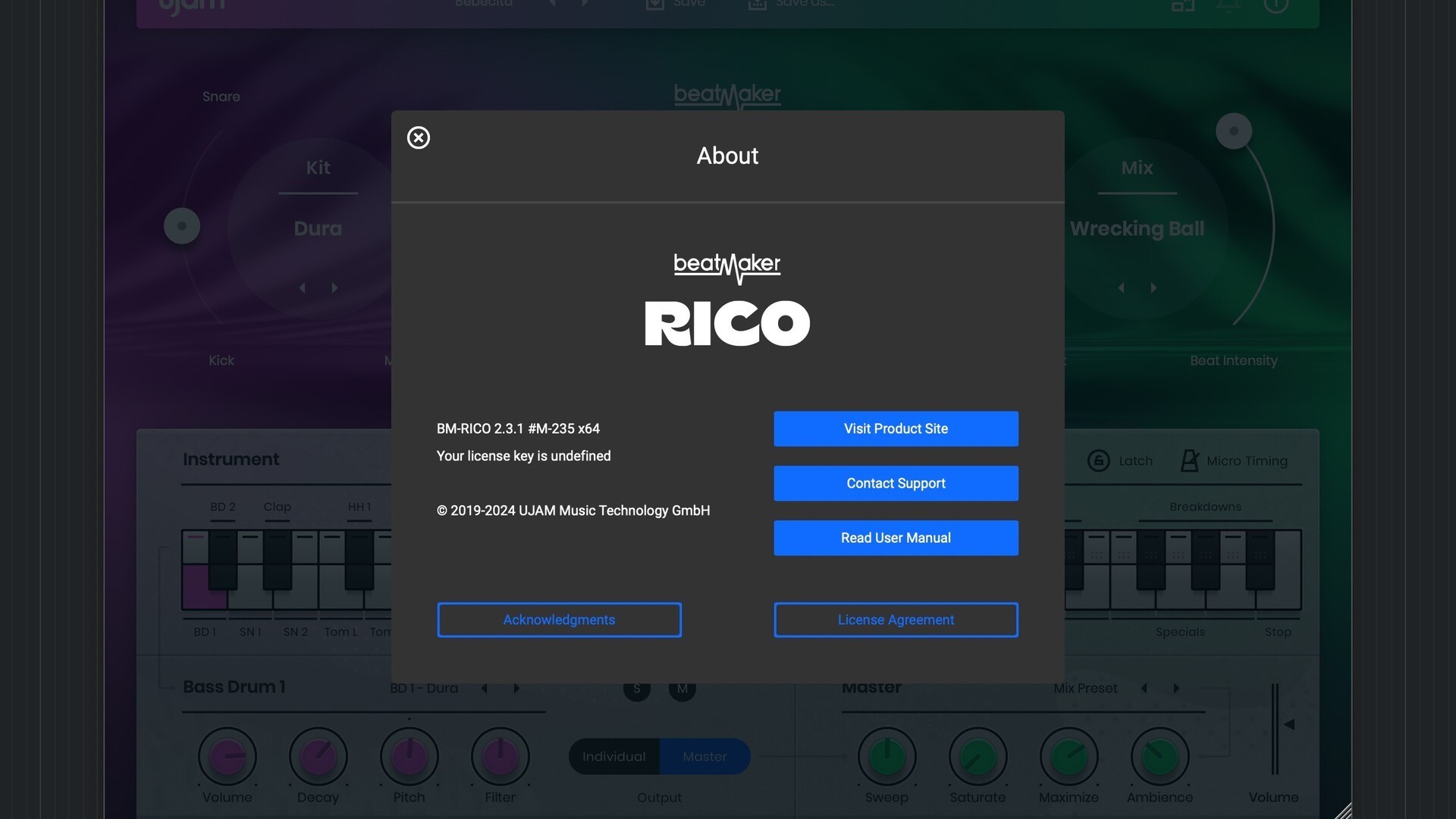 UJAM Beatmaker RICO for Mac v2.3.1 破解版 – 雷鬼音乐和拉丁流行音乐节拍制作插件-下载否