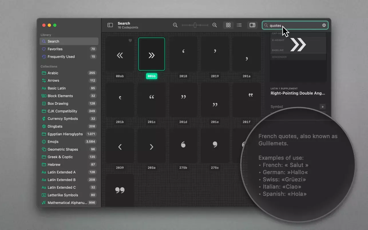 图片[1]-Codepoint for Mac v1.21 破解版 – Unicode字符编码转换应用-绿软否