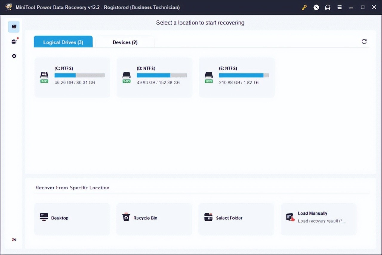 MiniTool Power Data Recovery v12.3 中文便携破解版 – 数据恢复软件-423下载站