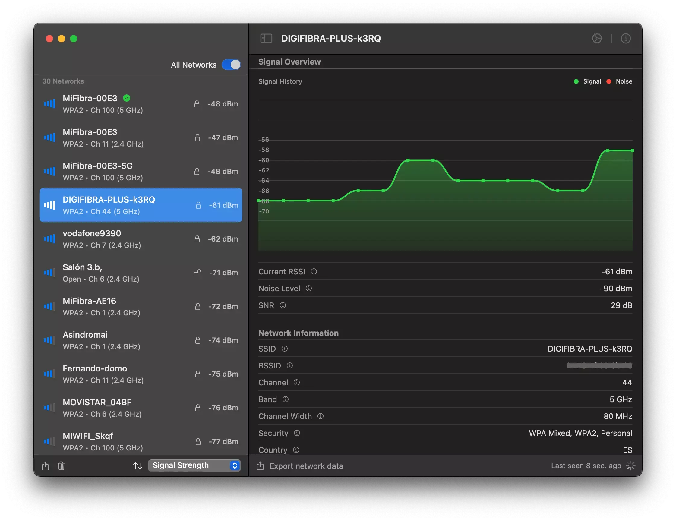 图片[1]-WiFiRadar Pro for Mac v5.1 破解版 – WiFi网络分析工具-绿软否