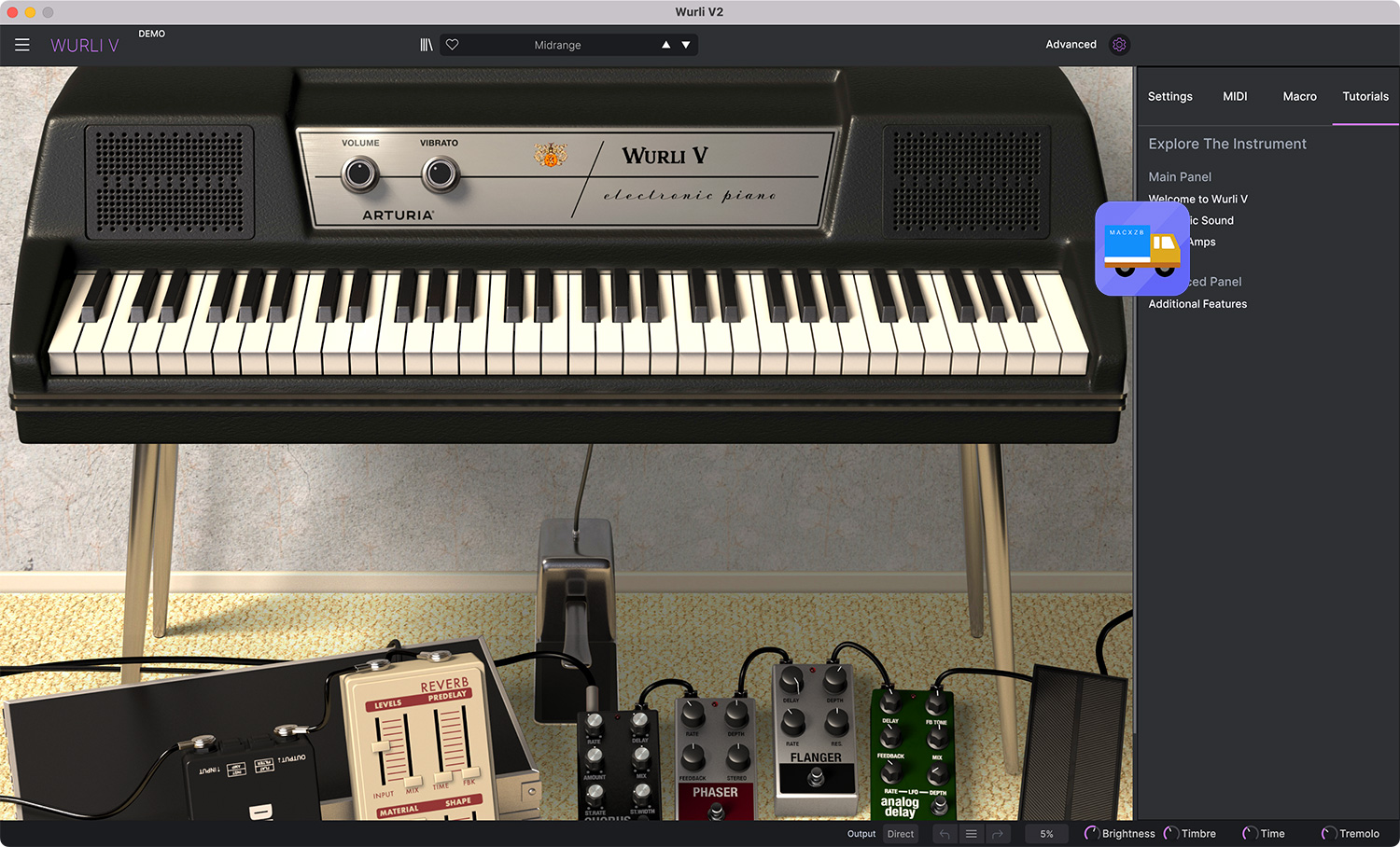 Arturia Wurli V v3.0.0.4395 Wurlitzer钢琴模拟合成插件-下载否