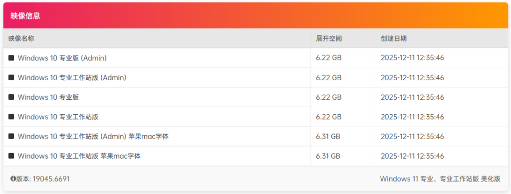 图片[1]-【不忘初心美化版】[太阳谷] Windows10 22H2（19045.6691）X64 无更新[精简版][2.64G](2025.12.12)-绿软否
