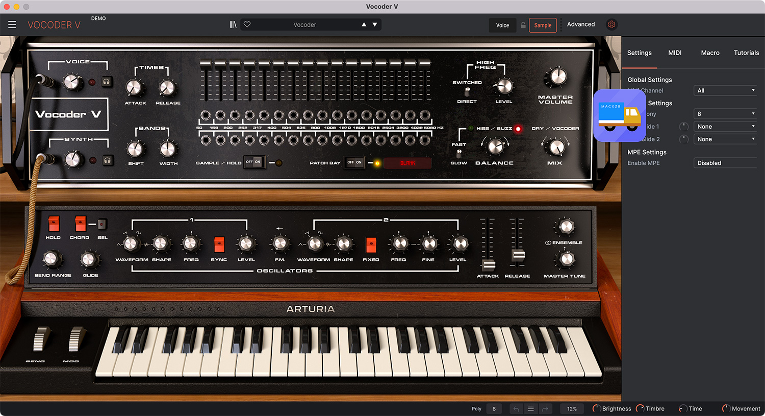 Arturia Vocoder V v1.6.0.4395 破解版 – Vocoder声码器模拟插件-下载否