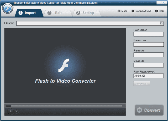 ThunderSoft Flash to Video Converter v5.5.0 便携版 – Flash转换工具-423下载站