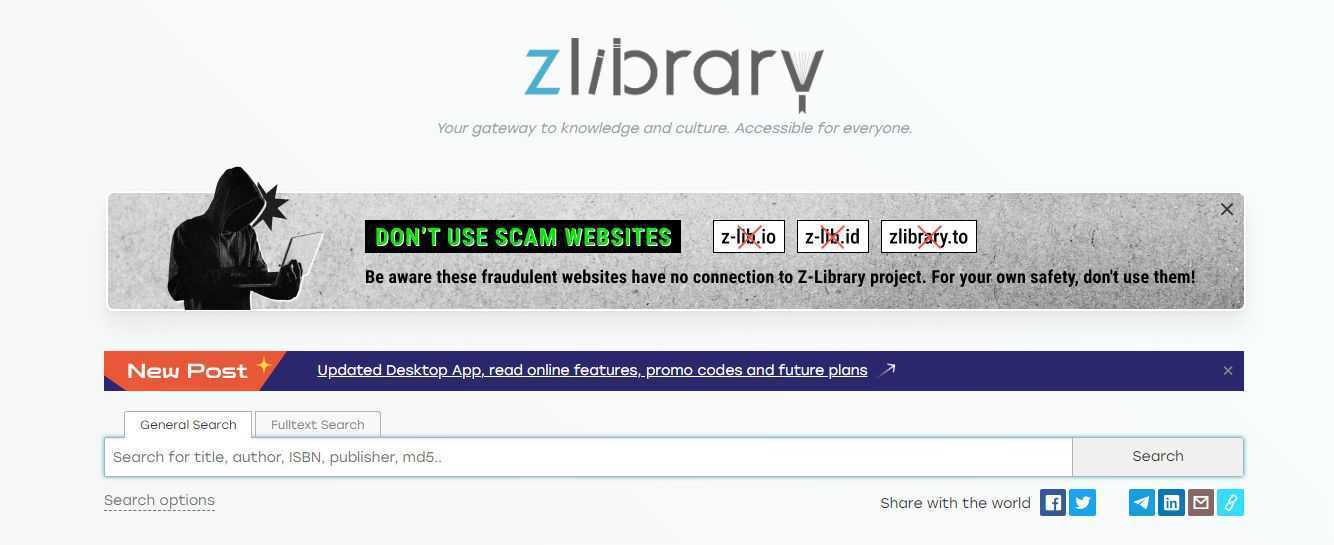 Z-Library – 全球最大的电子图书馆.镜像网址及官方入口-下载否