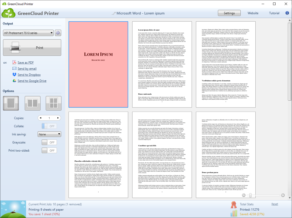 GreenCloud Printer v7.9.4.0 破解版 – 电脑虚拟打印机软件-423下载站