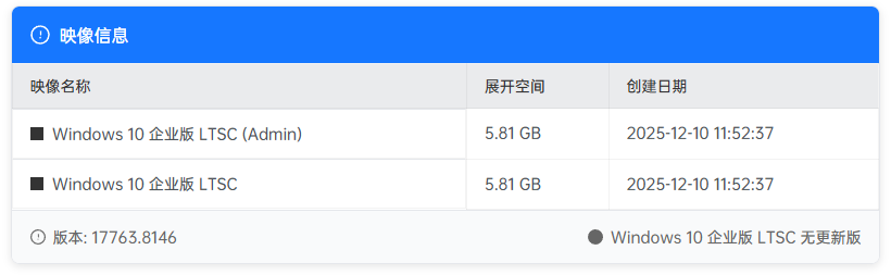 图片[1]-【不忘初心】Windows10 LTSC2019（17763.8146）X64 无更新[纯净精简版] [2.3G]（2025.12.10）-绿软否