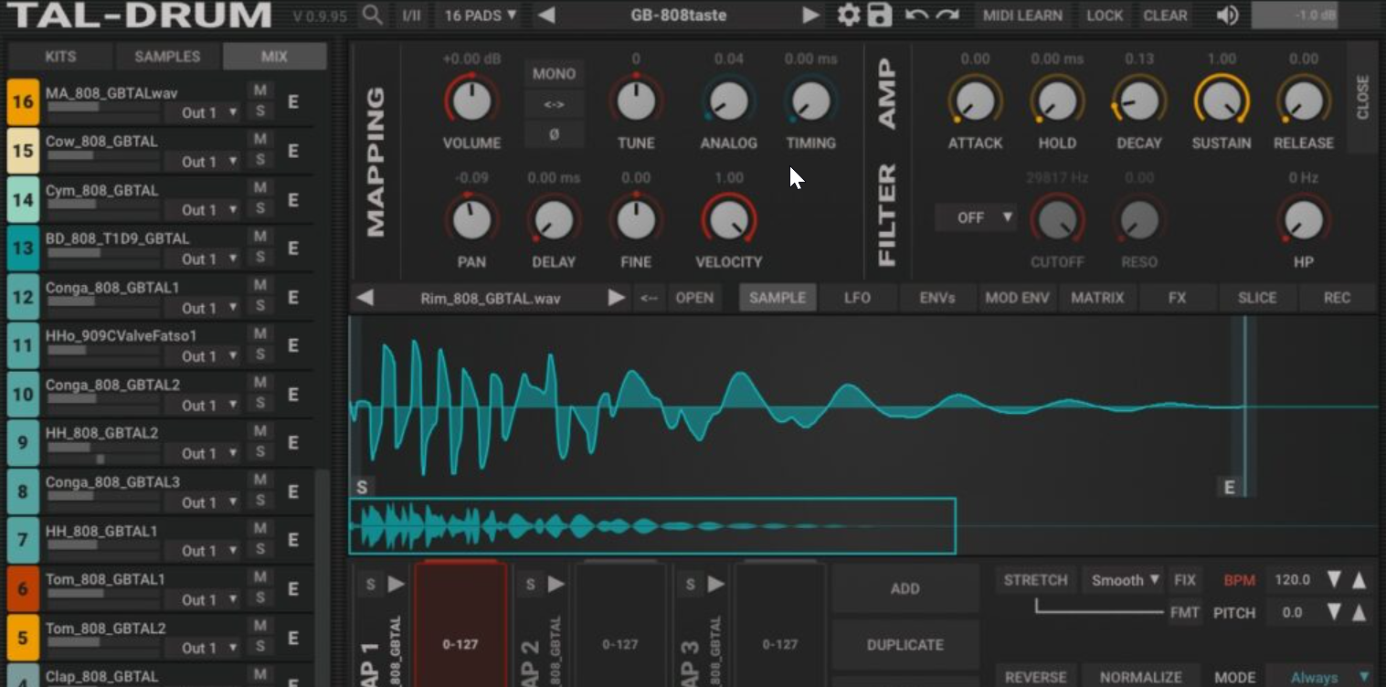 Togu Audio Line TAL–Drum v2.6.2 老式鼓机音频采样插件-下载否