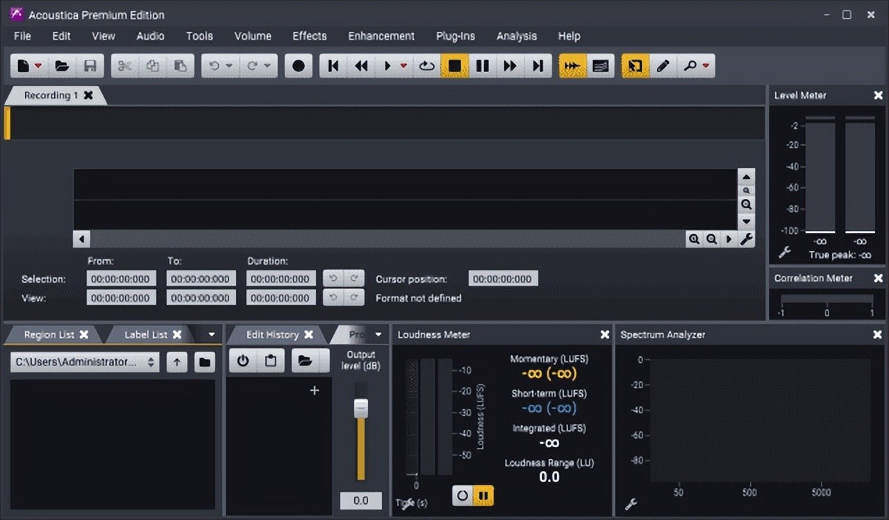 Acoustica Premium Edition v7.7.5 中文便携破解版 – 专业音频编辑-423下载站