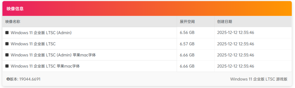 图片[1]-【不忘初心游戏版】[太阳谷] Windows10 LTSC2021（19044.6812）X64 无更新[精简版][2.9G](2026.01.29)-绿软否