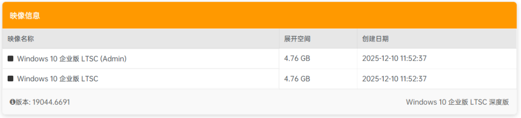 图片[1]-【不忘初心】Windows10 LTSC2021（19044.6691）X64 纯净[深度精简版][1.37G](2025.12.11)-绿软否